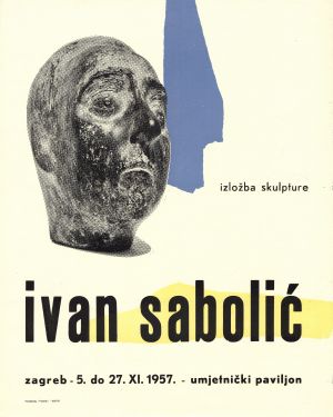 MUO-045500/02: Ivan Sabolić - izložba skulpture: plakat