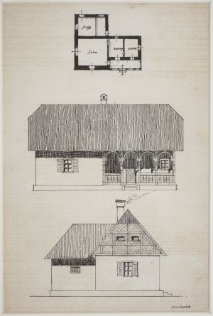 MUO-018488/02: Arhitektonski crtež : Architectural drawing: arhitektonski crtež