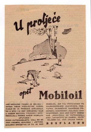 MUO-008302/26: U proljeće opet MOBILOIL: novinski oglas