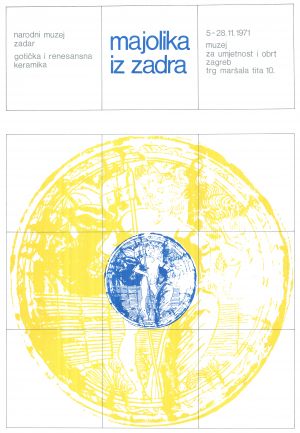 MUO-022461: MAJOLIKA IZ ZADRA: plakat