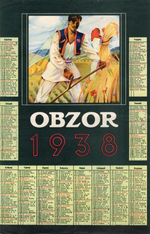 MUO-021220: OBZOR 1938: kalendar