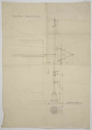 MUO-044402/14: Paviljon Kraljevine SHS za EXPO u Parizu 1925. : Pavilion of the Kingdom SHS for EXPO in Paris 1925: arhitektonski nacrt