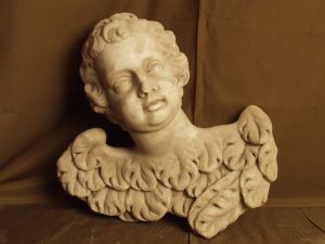 MUO-002815: Anđeoska glavica: kip