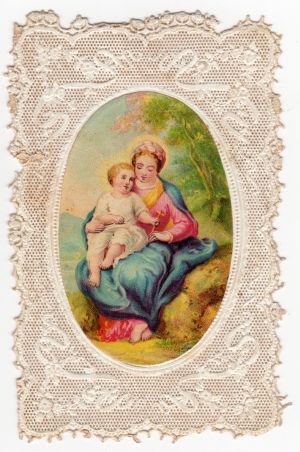MUO-007908/12: Bogorodica s djetetom: sveta sličica
