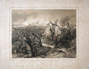 MUO-025287: PORAZ MAĐARA KOD SCHWECHATA 1848.: grafika