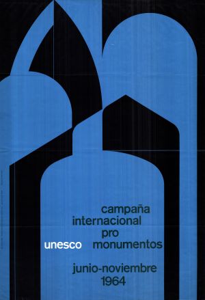 MUO-021690: UNESCO campagne internationale pour les monuments: plakat