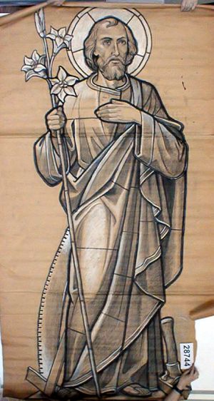 MUO-028744: Sv. Josip: nacrt za vitraj