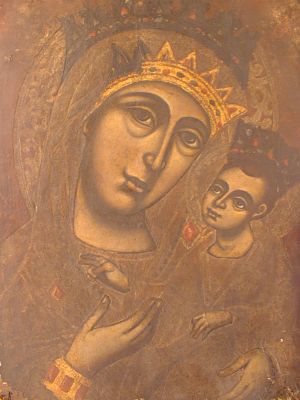 MUO-025404: Bogorodica s djetetom: ikona