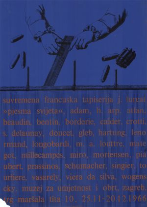 MUO-015385/01: Suvremena francuska tapiserija: plakat
