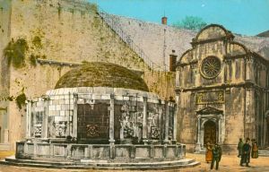 MUO-039141: Dubrovnik - Velika Onofrijeva česma: razglednica
