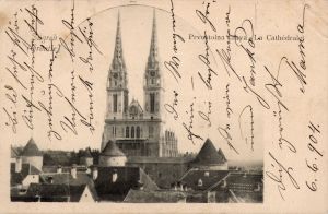MUO-032139: Zagreb - Katedrala;Zagreb - Cathedral: razglednica