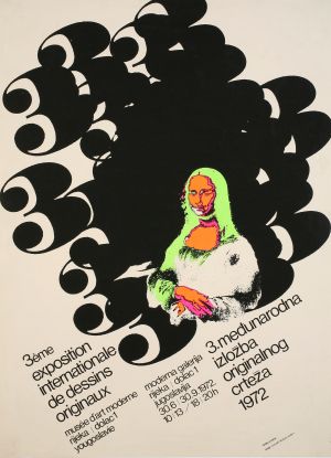 MUO-020389/01: 3. međunarodna izložba originalnog crteža: plakat