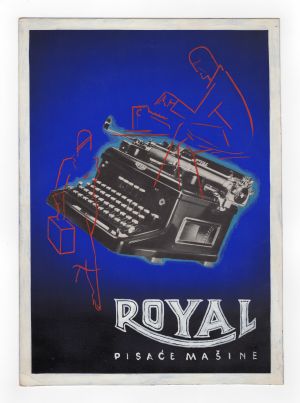 MUO-008301/05: ROYAL pisaće mašine: predložak : oglas