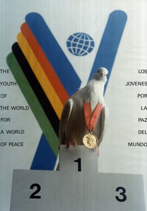 MUO-018410: The youth of the world for a world of peace: plakat