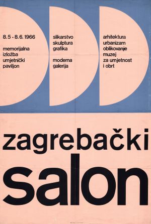 MUO-015374: Zagrebački salon: plakat