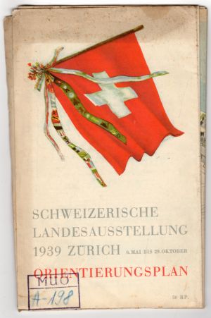 MUO-021120: Schweizerische Landesausstellung 1939: deplijan