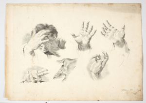 MUO-033409: Studija ljudske ruke: grafika