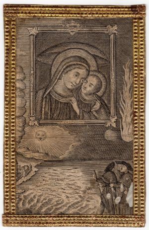 MUO-007908/01: Marija s djetetom: sveta sličica