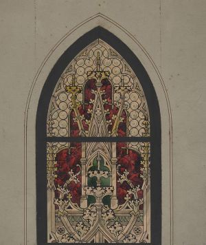 MUO-029403: Bl. Marko: skica za vitraj