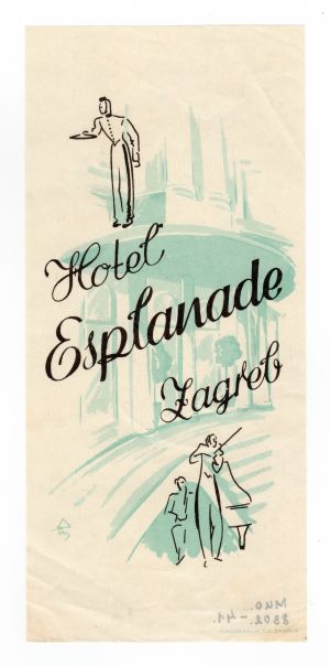 MUO-008302/41: Hotel ESPLANADE Zagreb: letak