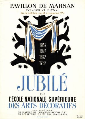 MUO-011051/01: JUBILE deL'ECOLE NATIONALE SUPERIEURE DES ARTS DECORATIFS: plakat