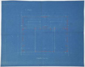 MUO-044402/06: Paviljon Kraljevine SHS za EXPO u Parizu 1925.: arhitektonski nacrt