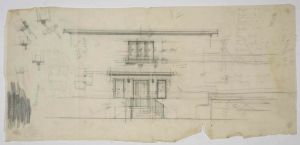 MUO-044402/13: Paviljon Kraljevine SHS za EXPO u Parizu 1925. : Pavilion of the Kingdom SHS for EXPO in Paris 1925: arhitektonski nacrt
