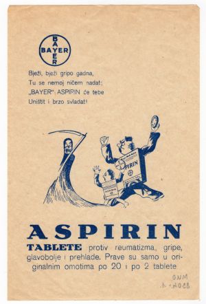 MUO-008304/01: ASPIRIN tablete: omotni papir