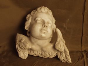 MUO-002814: Anđeoska glavica: kip