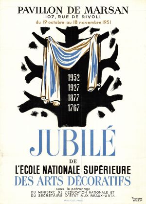 MUO-011051/02: JUBILE deL'ECOLE NATIONALE SUPERIEURE DES ARTS DECORATIFS: plakat