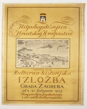 MUO-019946/01: Hiljadugodišnjica Hrvatskog kraljevstva: plakat