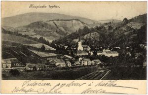 MUO-032567: Krapinske Toplice - panorama: razglednica