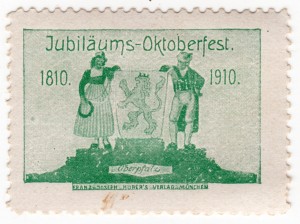 MUO-026083/01: Jubiläums - Oktoberfest 1810 - 1910 Oberpfalz: poštanska marka