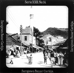 MUO-035113/01: BiH - Sarajevo; Baščaršija: dijapozitiv
