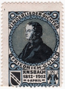 MUO-026264: Kinderlieder-dichter Friedrich Güll Ansbach 1812-1912: marka