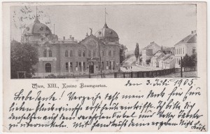 MUO-033980: Beč - Kasino Baumgarten: razglednica
