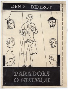 MUO-057045: Predložak za ovitak knjige Denis Diderot: Paradoks o glumcu: predložak