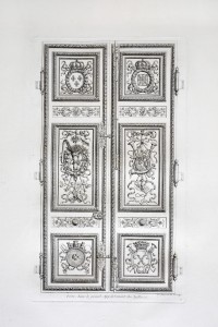 MUO-055695/08: Vrata u Velikom apartmanu palače Tuileries: grafika