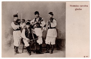 MUO-030144: Hrvatska narodna glazba: razglednica