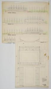 MUO-018507/05: Natječajni rad za SRC Mladost Zagreb - tlocrti : Tender for Sports and  Recreation Center Mladost Zagreb - ground plans: arhitektonski nacrt