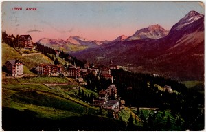MUO-008745/365: Švicarska - Arosa; panorama: razglednica