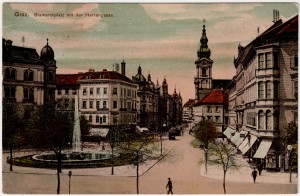 MUO-008745/198: Graz - Bismarkplatz: razglednica