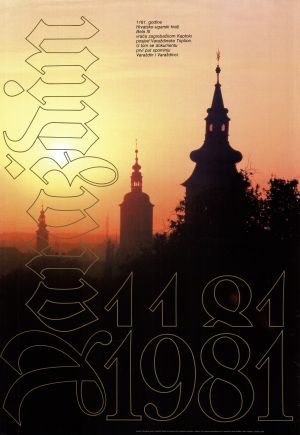 MUO-052227/02: Varaždin 1181-1981: plakat