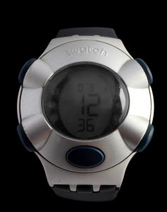 MUO-042410: Swatch .Beat Aluminium: ručni sat