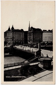 MUO-008745/283: Beč - Schwedenbrücke: razglednica