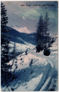 MUO-008745/313: Švicarska - Davos; zimski pejsaž: razglednica