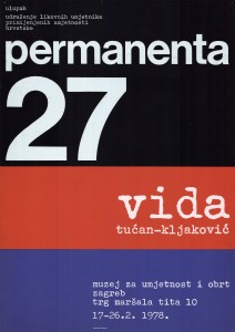 MUO-022499/02: permanenta 27 vida tućan-kljaković: plakat