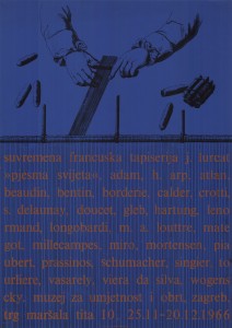 MUO-015385/02: Suvremena francuska tapiserija: plakat