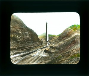 MUO-035117/07: Culebra Cut - Obelisk: dijapozitiv