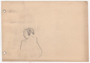 MUO-056561/10: Skica žene s leđa: crtež